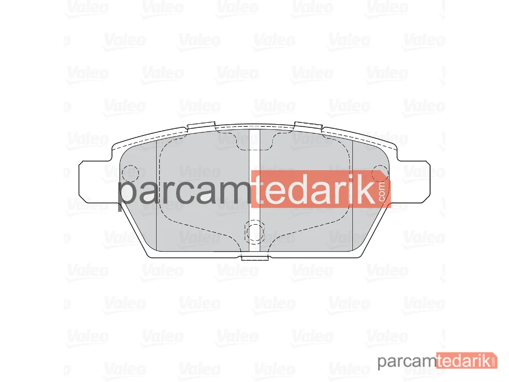 VALEO 671780 | Fren Balatası (Arka) — Mazda 6